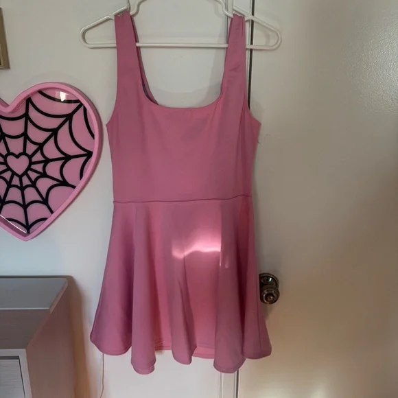 Sugar Thrillz Rainbow Cut Out Skater Dress Size L - Picture 5 of 5